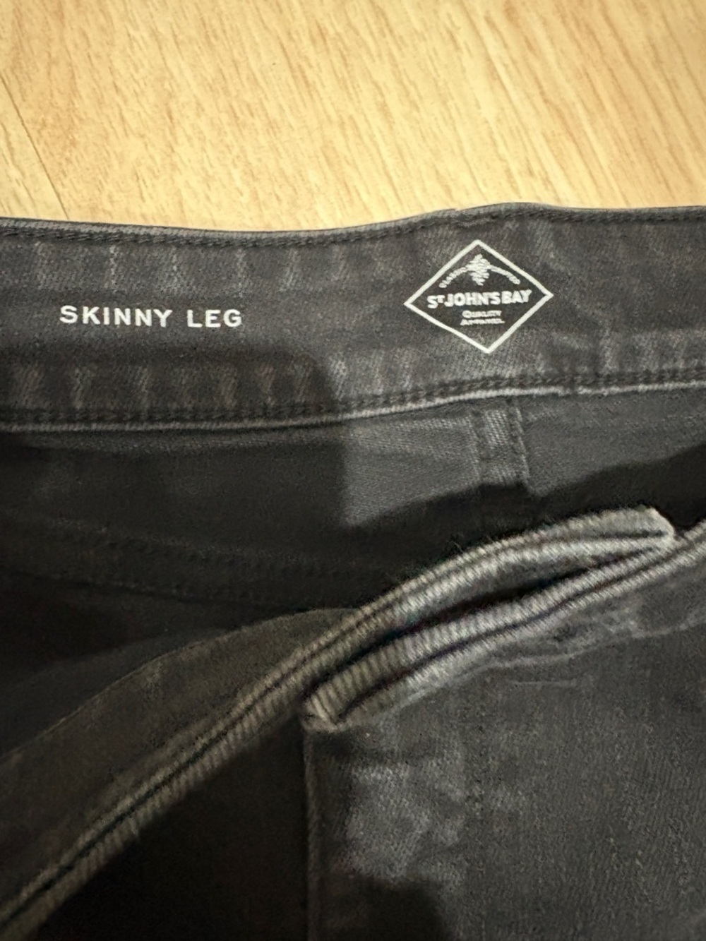 St. John's Bay Black High-Rise Skinny Jeans - Women's - Picture 5 of 5